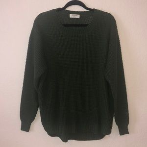 Green long sleeve sweater/tunic
